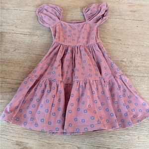 Juliette style Alice & Ames Floral Pink Kids Dress